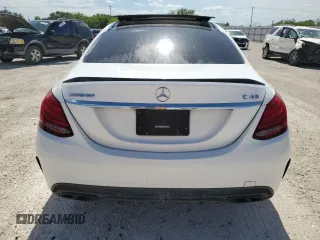 2018 Mercedes-Benz C 43 AMG with VIN 55SWF6EB3JU246788, listed as a Copart auction lot 63048314 with Not Provided miles and Non Repairable. Bid and sale history available at carsss.com. Image 6.