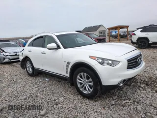 2014 Infiniti QX70 с VIN JN8CS1MW8EM410724, выставлен на аукционе Copart как лот 49899825 с пробегом 57 950 миль миль и Списание • Salvage title. История ставок и продаж доступна на DreamBid. Изображение 4.