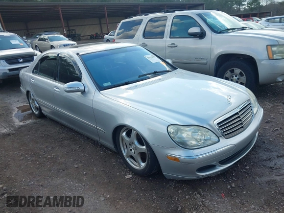 2004 Mercedes-Benz S 430 with VIN WDBNG70J04A387229, listed as a IAAI auction lot 41518986 with Not provided miles and . Bid and sale history available at DreamBid. Image 1.
