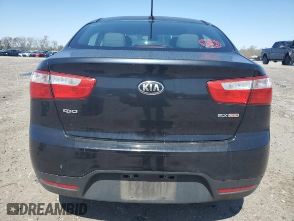 2015 Kia Rio EX with VIN KNADN4A37F6465977, listed as a Copart auction lot 51429205 with 118,510 mi miles and Salvage Title. Bid and sale history available at carsss.com. Image 6.