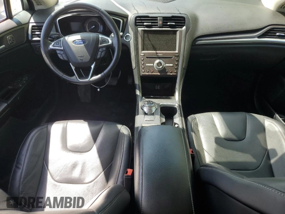 2020 Ford Fusion Titanium with VIN 3FA6P0D93LR180244, listed as a Copart auction lot 57102055 with 34,868 mi miles and Salvage title. Bid and sale history available at DreamBid. Image 8.