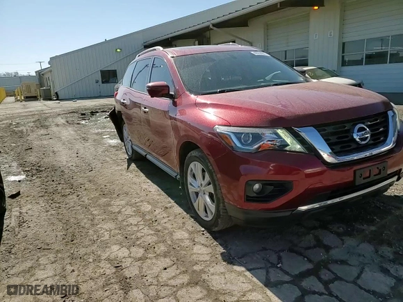 2018 Nissan Pathfinder SL with VIN 5N1DR2MM5JC665004, listed as a Copart auction lot 48558805 with 86,758 mi miles and Salvage Title. Bid and sale history available at carsss.com. Image 11.