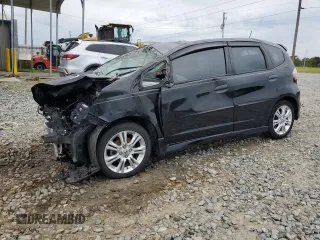 2010 Honda Fit Sport with VIN JHMGE8H45AC038585, listed as a Copart auction lot 58900725 with 80,040 mi miles and Salvage title. Bid and sale history available at DreamBid. Image 1.