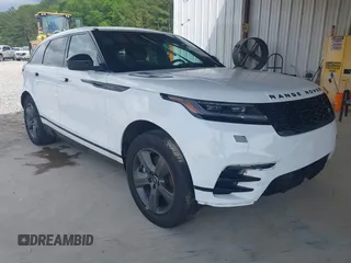 2025 Land Rover Range Rover Velar Dynamic SE with VIN SALYL2EX2SA810750, listed as a IAAI auction lot 42118663 with 4,499 mi miles and . Bid and sale history available at DreamBid. Image 1.
