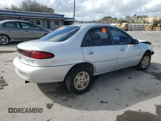 1997 Ford Escort LX with VIN 1FALP13P2VW282739, listed as a Copart auction lot 45139215 with 105,095 mi miles and Salvage Title. Bid and sale history available at carsss.com. Image 3.