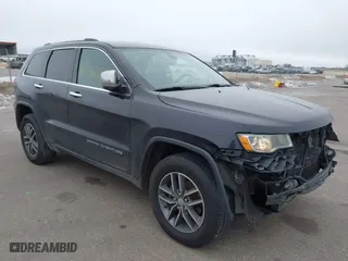 2018 Jeep Grand Cherokee Limited with VIN 1C4RJFBG8JC361638, listed as a IAAI auction lot 41431613 with 124,263 mi miles. Bid and sale history available at carsss.com. Image 1.