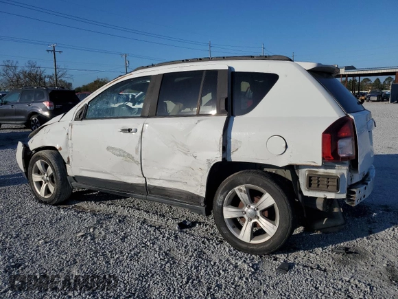 2016 Jeep Compass Latitude with VIN 1C4NJCEA4GD620293, listed as a Copart auction lot 44492715 with 0 mi miles and Salvage Title. Bid and sale history available at carsss.com. Image 2.