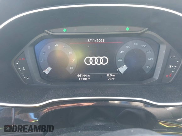 2021 Audi Q3 Premium with VIN WA1AUCF32M1097059, listed as a IAAI auction lot 41825132 with 66,144 mi miles and . Bid and sale history available at DreamBid. Image 7.