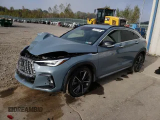 2023 Infiniti QX55 Sensory with VIN 3PCAJ5LR4PF101823, listed as a Copart auction lot 75703744 with 33,536 mi miles and Salvage Title. Bid and sale history available at DreamBid. Image 1.