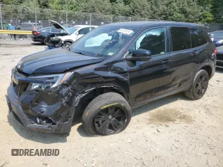 2021 Honda Passport Sport with VIN 5FNYF8H21MB014079, listed as a Copart auction lot 73524924 with 65,734 mi miles and Salvage Title. Bid and sale history available at carsss.com. Image 1.