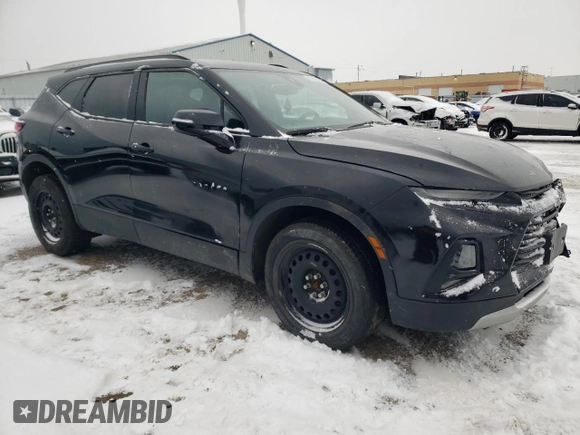 2022 Chevrolet Blazer LT with VIN 3GNKBHRS0NS187561, listed as a Copart auction lot 41405455 with 54,489 mi miles and Clean title. Bid and sale history available at DreamBid. Image 4.