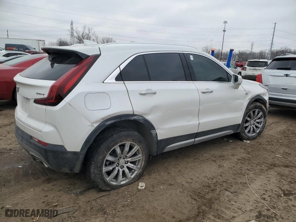 2020 Cadillac XT4 AWD Premium Luxury with VIN 1GYFZDR49LF089527, listed as a Copart auction lot 43846805 with 55,408 mi miles and Non Repairable. Bid and sale history available at carsss.com. Image 3.