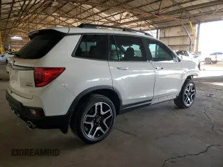 2023 Honda Passport Elite with VIN 5FNYF8H06PB032502, listed as a Copart auction lot 75814814 with 13,070 mi miles and Salvage Title. Bid and sale history available at carsss.com. Image 3.