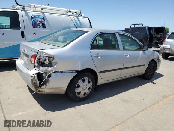 2007 Toyota Corolla CE with VIN JTDBR32E470116949, listed as a Copart auction lot 55260735 with 132,401 mi miles and Salvage Title. Bid and sale history available at DreamBid. Image 3.