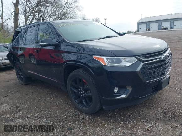 2020 Chevrolet Traverse Premier with VIN 1GNERKKW4LJ106546, listed as a IAAI auction lot 41953652 with 101,884 mi miles and . Bid and sale history available at DreamBid. Image 1.