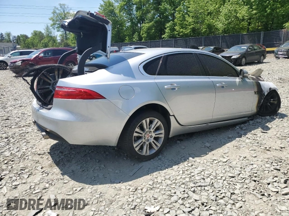 2018 Jaguar XF with VIN SAJBD4EV7JCY57345, listed as a Copart auction lot 52827414 with Not Provided miles and Salvage Title. Bid and sale history available at DreamBid. Image 3.
