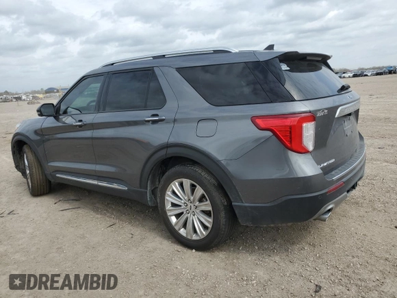 2023 Ford Explorer Limited with VIN 1FMSK7FH1PGA15693, listed as a Copart auction lot 46458305 with 35,295 mi miles and Salvage Title. Bid and sale history available at carsss.com. Image 2.