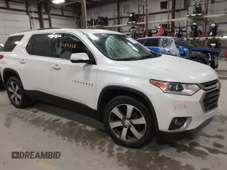 2018 Chevrolet Traverse LT Leather with VIN 1GNEVHKW3JJ230464, listed as a IAAI auction lot 41184358 with 132,189 mi miles. Bid and sale history available at carsss.com. Image 1.