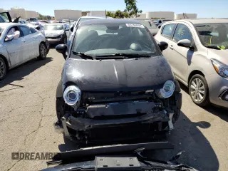 2015 FIAT 500 Abarth with VIN 3C3CFFFHXFT642995, listed as a Copart auction lot 66746604 with 48,645 mi miles and Salvage Title. Bid and sale history available at carsss.com. Image 5.