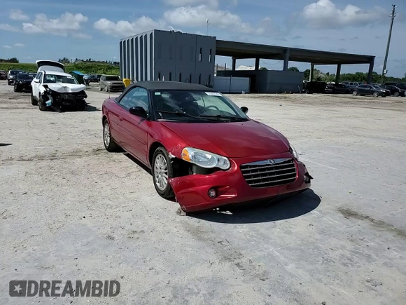 2004 Chrysler Sebring LXi with VIN 1C3EL55R64N281610, listed as a Copart auction lot 55959145 with 87,247 mi miles and Salvage title. Bid and sale history available at DreamBid. Image 13.