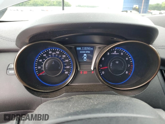2013 Hyundai Genesis Coupe Grand Touring with VIN KMHHU6KJ7DU098549, listed as a Copart auction lot 57815265 with 115,763 mi miles and Salvage title. Bid and sale history available at DreamBid. Image 9.