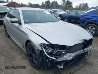 2018 BMW 5 Series M550i xDrive with VIN WBAJB9C55JB287235, listed as a IAAI auction lot 41711110 with 42,605 mi miles and . Bid and sale history available at DreamBid. Image 1.