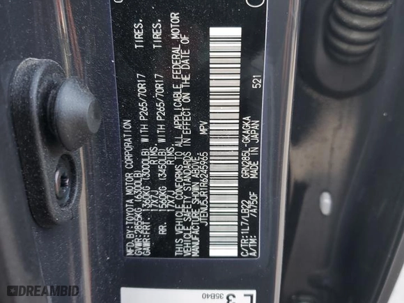 2024 Toyota 4Runner SR5 Premium with VIN JTENU5JR1R6245965, listed as a Copart auction lot 47954745 with 15,773 mi miles and Salvage Title. Bid and sale history available at carsss.com. Image 13.