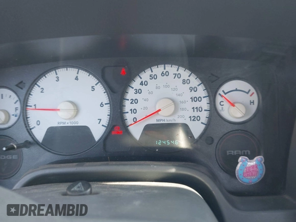 2008 Dodge 1500 ST with VIN 1D7HA16K38J208240, listed as a IAAI auction lot 41917101 with 124,546 mi miles and . Bid and sale history available at DreamBid. Image 7.