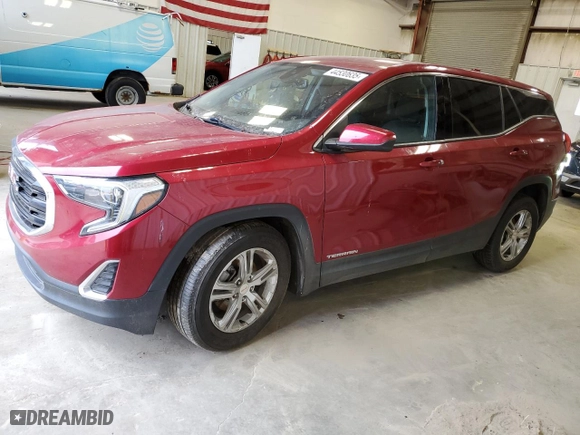 2020 GMC Terrain SLE with VIN 3GKALMEVXLL197343, listed as a Copart auction lot 44530635 with 49,337 mi miles and Salvage Title. Bid and sale history available at carsss.com. Image 1.