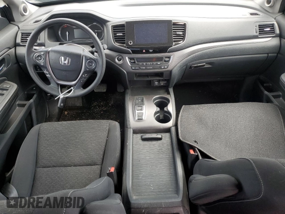 2022 Honda Ridgeline Sport with VIN 5FPYK3F1XNB010405, listed as a Copart auction lot 87934955 with 26,048 mi miles and Salvage title. Bid and sale history available at DreamBid. Image 8.