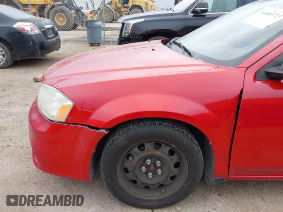 2013 Dodge Avenger with VIN 1C3CDZAB5DN621415, listed as a IAAI auction lot 41603723 with 152,733 mi miles and . Bid and sale history available at DreamBid. Image 6.