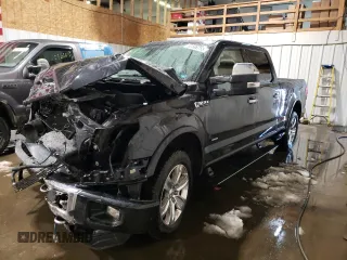 2015 Ford F-150 XLT with VIN 1FTFW1EG9FFD09525, listed as a Copart auction lot 52586755 with 93,817 mi miles and Salvage Title. Bid and sale history available at carsss.com. Image 1.