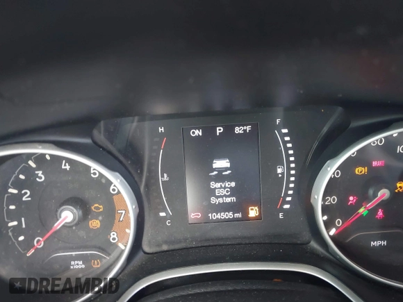 2019 Jeep Compass Altitude with VIN 3C4NJCBB3KT676807, listed as a IAAI auction lot 42595932 with 104,505 mi miles and . Bid and sale history available at DreamBid. Image 7.