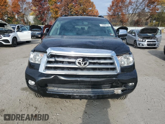 2016 Toyota Sequoia Limited with VIN 5TDJY5G11GS127999, listed as a Copart auction lot 76986164 with 93,254 mi miles and Salvage Title. Bid and sale history available at carsss.com. Image 5.