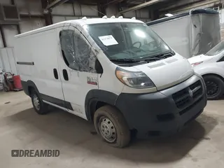2016 Ram ProMaster Cargo with VIN 3C6TRVNG5GE125980, listed as a IAAI auction lot 41174679 with 148,381 mi miles and . Bid and sale history available at DreamBid. Image 1.