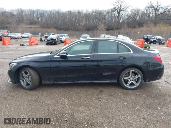 2015 Mercedes-Benz C-Class C 400 with VIN 55SWF6GB5FU029229, listed as a IAAI auction lot 41914780 with 106,038 mi miles. Bid and sale history available at carsss.com. Image 14.