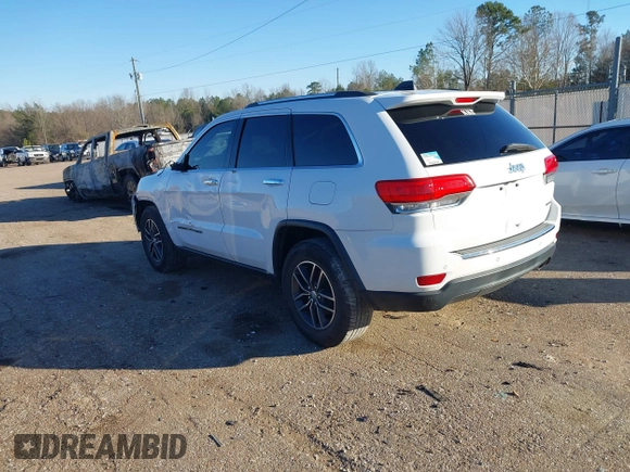 2017 Jeep Grand Cherokee Limited with VIN 1C4RJEBG8HC887899, listed as a IAAI auction lot 41242803 with 96,574 mi miles and . Bid and sale history available at DreamBid. Image 3.