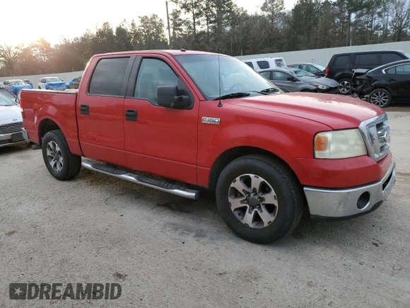 2008 Ford F-150 XL with VIN 1FTRW12W58FA13770, listed as a Copart auction lot 42799545 with 2,470,615 mi miles and Salvage Title. Bid and sale history available at carsss.com. Image 4.