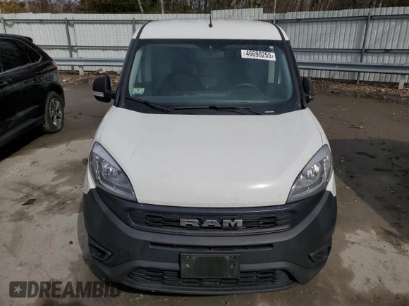 2020 Ram ProMaster City Cargo Van Tradesman with VIN ZFBHRFAB1L6P33450, listed as a Copart auction lot 46690255 with 107,054 mi miles and Salvage Title. Bid and sale history available at carsss.com. Image 5.