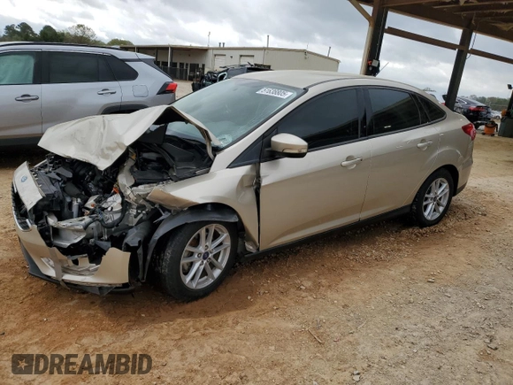 2017 Ford Focus SE with VIN 1FADP3F21HL327384, listed as a Copart auction lot 51638805 with 63,549 mi miles and Salvage Title. Bid and sale history available at carsss.com. Image 1.