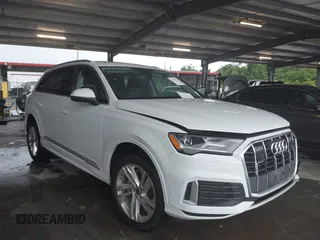 2023 Audi Q7 Premium Plus with VIN WA1LCBF7XPD001335, listed as a IAAI auction lot 42192472 with 38,152 mi miles and . Bid and sale history available at DreamBid. Image 1.