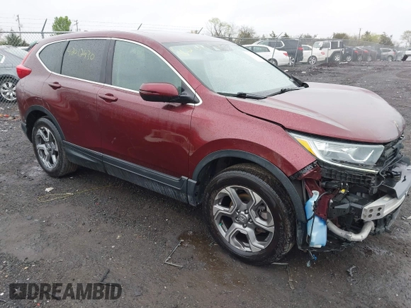2017 Honda CR-V EX with VIN 2HKRW2H52HH628285, listed as a IAAI auction lot 42012430 with 115,822 mi miles. Bid and sale history available at carsss.com. Image 1.