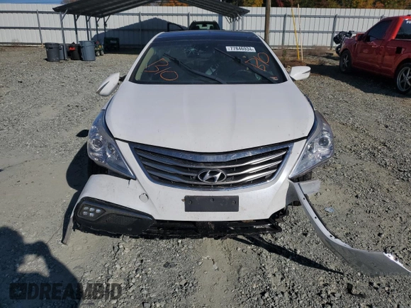 2017 Hyundai Azera Limited with VIN KMHFH4JG5HA590574, listed as a Copart auction lot 77846934 with Not provided miles and Salvage title. Bid and sale history available at DreamBid. Image 5.