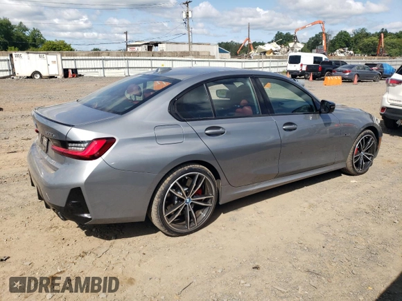 2023 BMW 3 Series 330e xDrive with VIN 3MW39FS02P8D01319, listed as a Copart auction lot 67836734 with 12,883 mi miles and Salvage Title. Bid and sale history available at carsss.com. Image 3.
