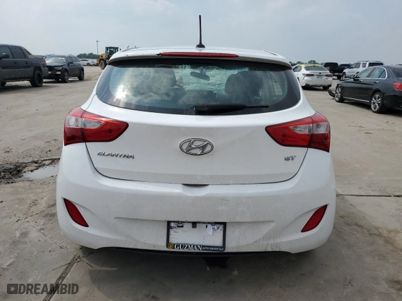 2017 Hyundai Elantra GT with VIN KMHD35LHXHU364546, listed as a Copart auction lot 57528384 with 118,660 mi miles and Salvage Title. Bid and sale history available at carsss.com. Image 6.