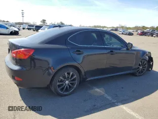 2007 Lexus IS 250 with VIN JTHCK262X72018577, listed as a Copart auction lot 50782315 with 108,024 mi miles and Salvage Title. Bid and sale history available at carsss.com. Image 3.