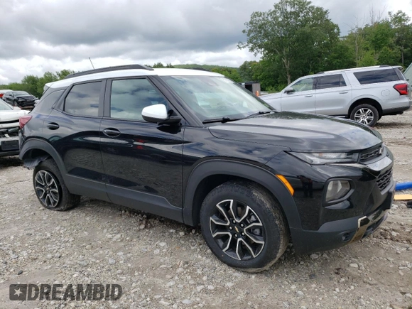 2022 Chevrolet TrailBlazer ACTIV with VIN KL79MSSL2NB041026, listed as a Copart auction lot 57235833 with 41,207 mi miles. Bid and sale history available at carsss.com. Image 4.