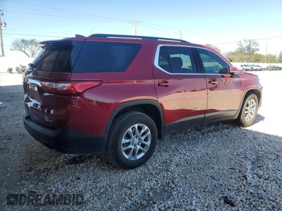 2021 Chevrolet Traverse LT Cloth with VIN 1GNERGKW9MJ155093, listed as a Copart auction lot 43694404 with 79,528 mi miles. Bid and sale history available at carsss.com. Image 3.