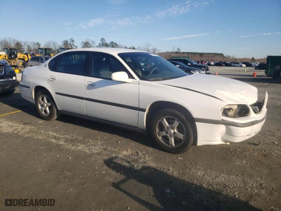 2003 Chevrolet Impala with VIN 2G1WF52E339108503, listed as a Copart auction lot 88634075 with 114,266 mi miles and Salvage Title. Bid and sale history available at carsss.com. Image 4.