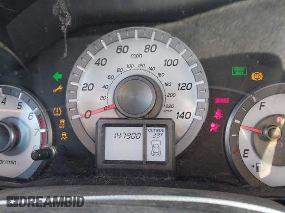 2012 Honda Pilot EX-L with VIN 5FNYF4H72CB080093, listed as a IAAI auction lot 41989095 with 147,900 mi miles and . Bid and sale history available at DreamBid. Image 7.